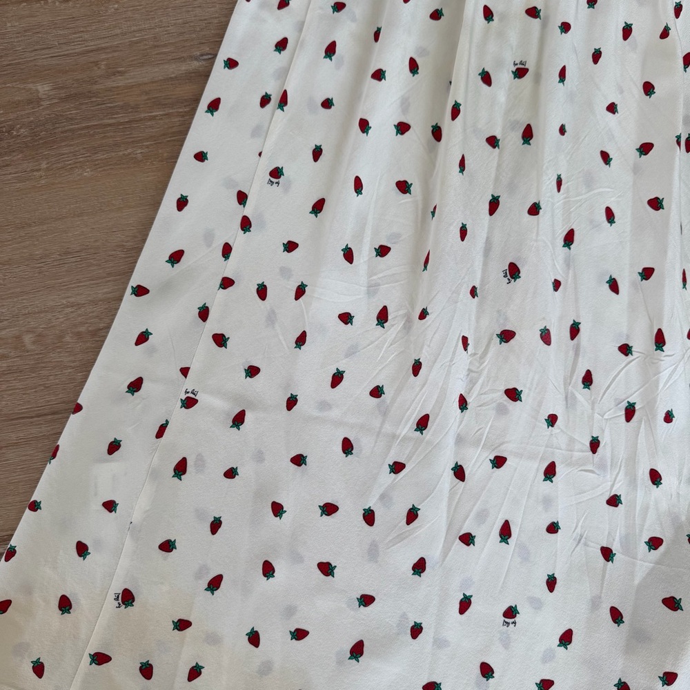 Realisation Par White Maxi Dress with Red Dot Print - Picture 5 of 5